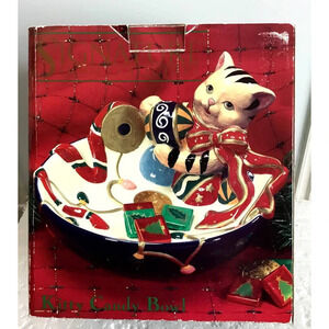 Signature Home Collection Kitty Candy Bowl Christmas